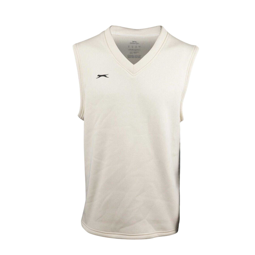 Slazenger (9-10 Years, Cream) Childrens/Kids Logo Polyester Sweater Vest