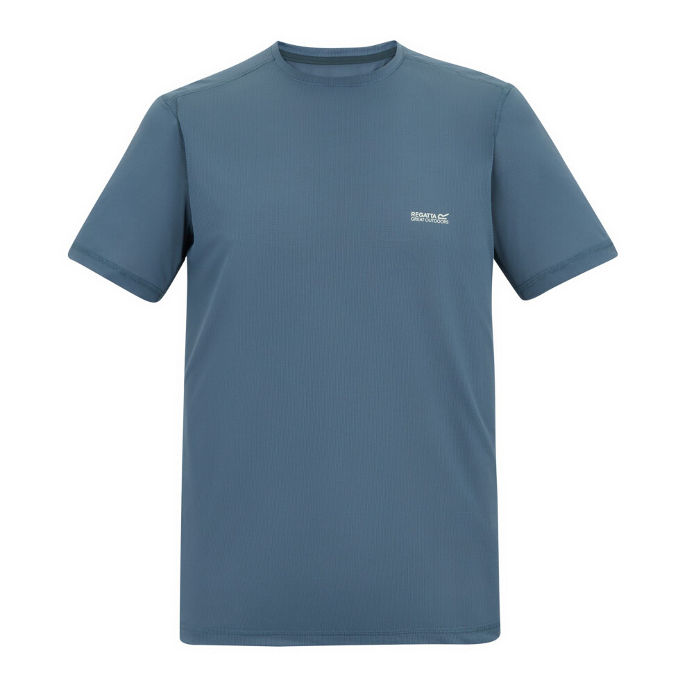 Regatta (Xxl, China Blue) Mens Fingal Stretch T-Shirt