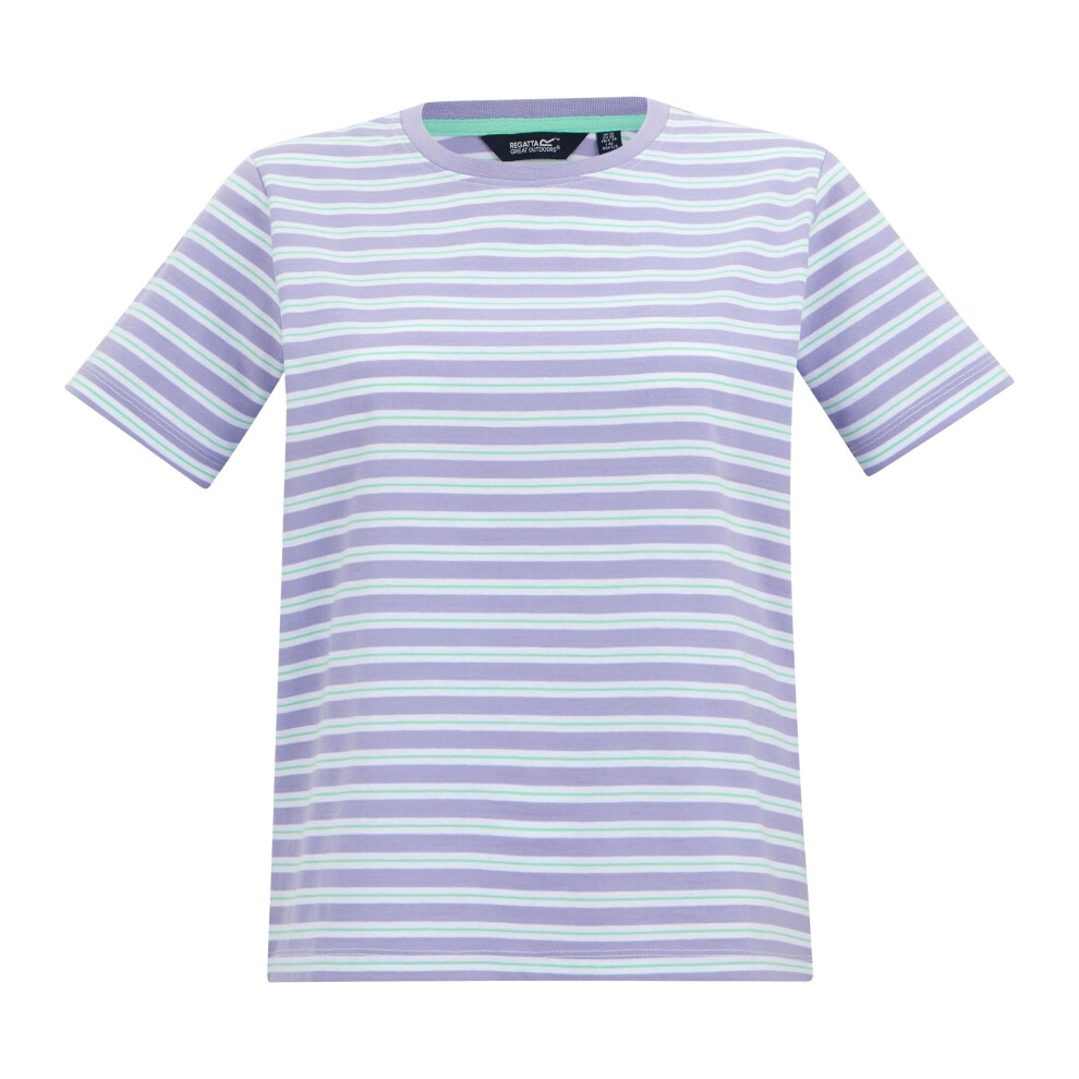 Regatta (26 Uk, Pansy) Womens/Ladies Bayletta Striped T-Shirt