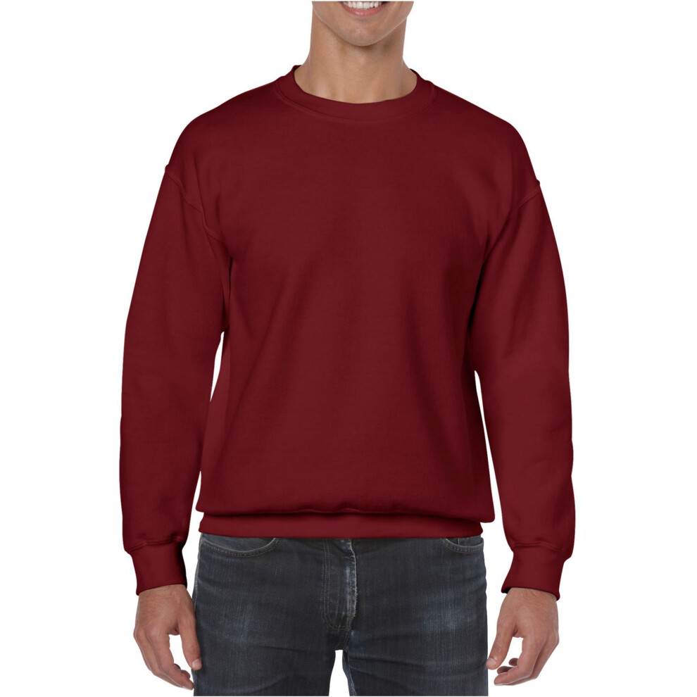 Gildan (Xxl, Garnet) Mens Heavy Blend Sweatshirt