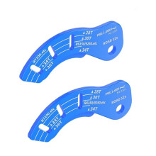 RISK 2-Pak, 12-Biegowy Elektroniczny Przyrząd do Regulacji Przerzutki, Elektroniczny Miernik Strojenia Grupy Napędowej