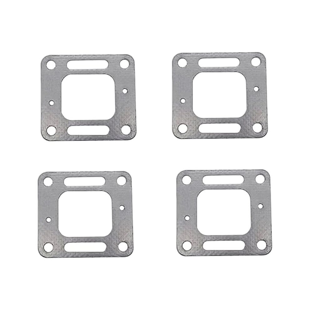 4Pack 18-0897 Exhaust Restricted Elbow Risers Gasket For Mercury V6 V8 Bravo Replace 27-863724 27-41813 4711184674548