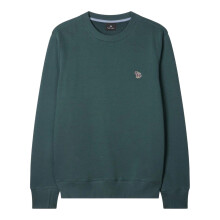 (L, Green) Paul Smith Mens Zebra Crew Neck Sweatshirt