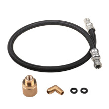 Manguera de Propano (GLP) para Montacargas de 34" de Longitud con Conector de Tanque Rego 7141F y Rosca MPT de 1/4" para Todas las Marcas de