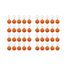 40 Pack Basketball Keychains for Party Favors,Basketball Stress ,School Carnival Reward,Sports Centerpiece