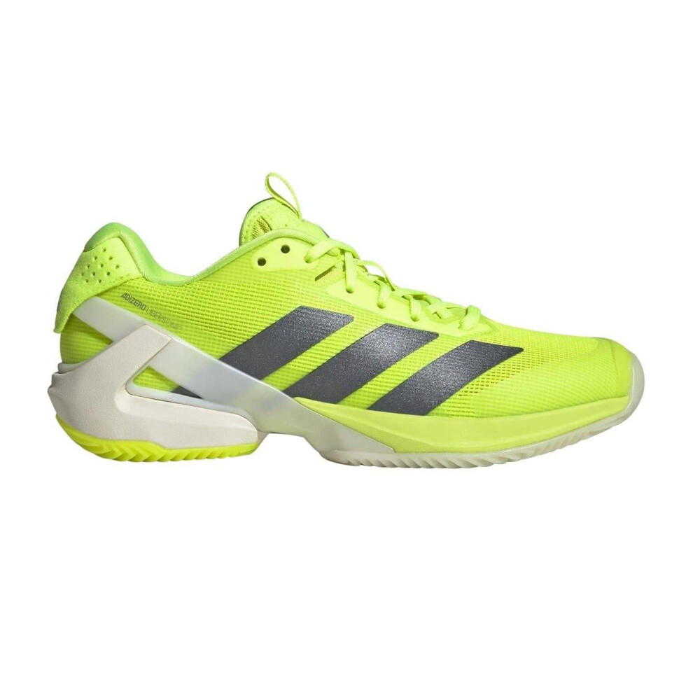 Adidas (6 Uk, Lucid Lemon) Womens/Ladies Adizero 3 Stripes Tennis Trainers