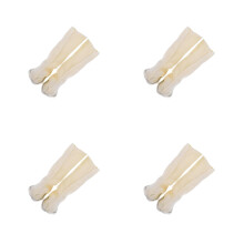 4Paare Gelbe Bootcuffs , Warm, Robust, Für Damen-Regenstiefel