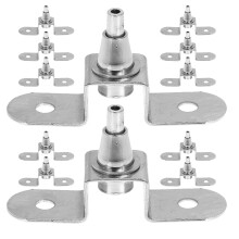 12 Stuks Haken Hangende Code Schijf 7,50x4,00x2,00 Cm Wit