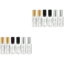12Pièces Flacons Vaporisateurs En Verre Colorés Pour Stockage