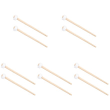 10Pièces Maillets Gong Bois Manche Confort Usage Domestique