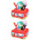 2Pièces Jouet Éducatif Bébé Boîte À Mouchoirs Rouge Jeu Sensoriel 1