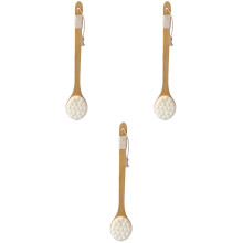 3Pièces Brosse Massage Corps Long Manche Fibre