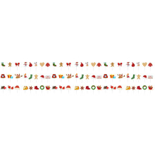 72Pièces Embellissements Gâteaux Anniversaire Noël Carton Coloré