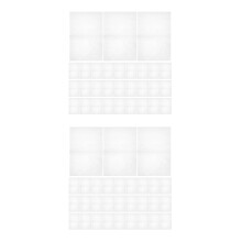 200Pièces Sacs Transparent Peel & Seal Pour