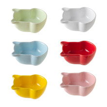 18Pièces Bols Céramique Colorés Ustensiles Sauce Pour