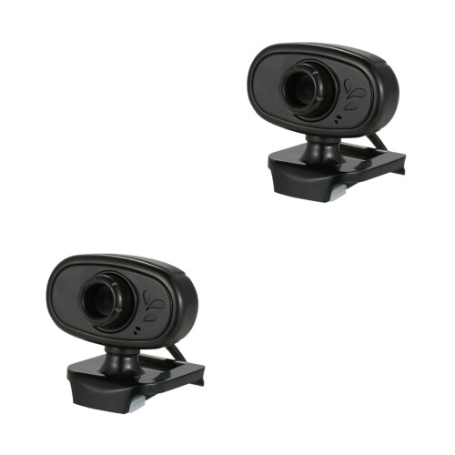 2Pièces Web Camera 480P Usb2.0 Noir Compatible Pièce Et Ordinateur