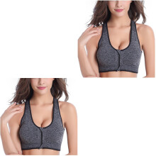 2Pièces Brassière Push Up Sport Absorption Sueur Ergonomique