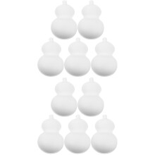 10Pièces Gourdes Papier Blanches Pour Activités Manuelles Enfants
