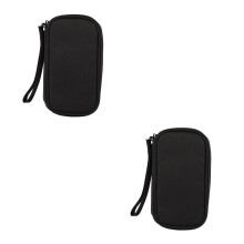 2Pièces De Transport USB Durable Noir Avec Poche Respirante