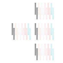 48Pièces Coils De Pour Cahier, Usage , Couleurs Variées