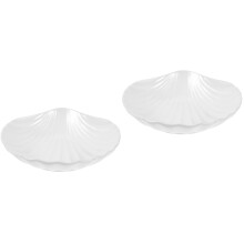 2Pièces Plats Céramiques Assiettes Buffet Dessert