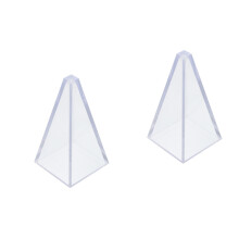 2Pièces Moule Simple En Plastique Pour Bougies DIY Décoration