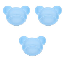 3Pièces Bols Bébé Silicone Ours Sécurisée