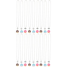 18Pièces Accessoires Colliers Donut Multicolores Confort