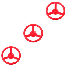 3Pièces Plateaux Ronds Rouge Pour Jeu Extérieur Enfants