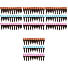120Pièces Cornets Glace Miniatures PVC Multicolores Décor Et Loisirs