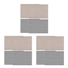 12Pièces De Grill Mesh Antiadhésifs Couleurs Variées