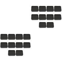 16Pièces Rehausseurs Patins Pieds Silicone Noir Polyvalents