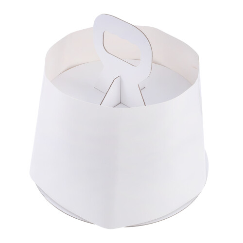 2Ensembles Boîtes De Rangement Blanches Pour Desserts Pâtisseries