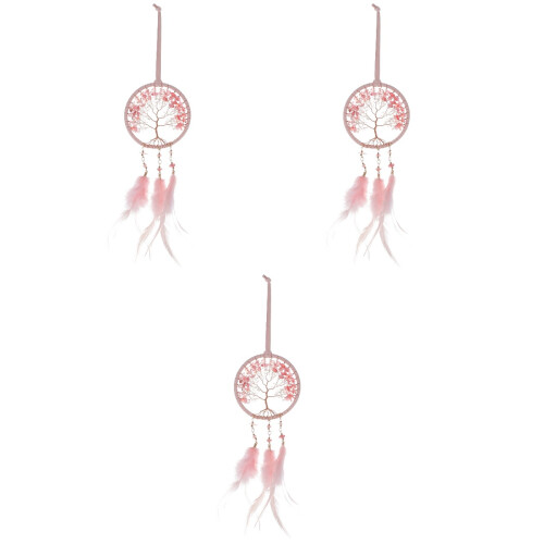 3Pièces Décoration Murale -Rêves Rose Cristal Style