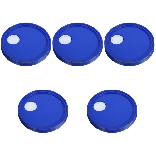 5Pièces Couvercles Plastique Pour Seaux De Peinture Étanches