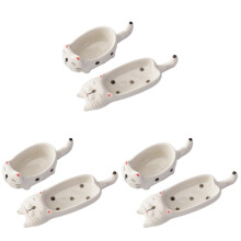 6Pièces Assiettes Céramique Petites Multiusage Pour Sauces Couleur