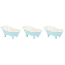 3Pièces Bol De Table Bleu Bol En Céramique Pour Fruit