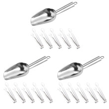 3Ensembles Pince À Glace Multifonction Argent