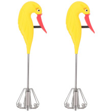 2Pièces Fouet À Œufs Manuel Résistant Pour Cuisine