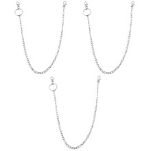 3Pièces Chaînes Jeans Argentées Accessoire Mode