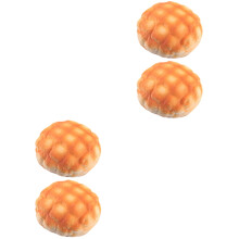 4Pièces Pain Faux PU Orange Photo Prop Ensemble
