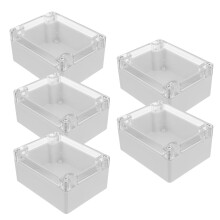 5Pièces Boîte Pour Prise Extérieure Étanche Couvercle Transparent