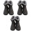3Paires Confortables Bottes D'intérieur Hiver 1