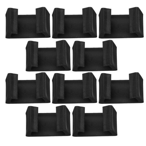 10Pièces Clips Universels Noir Pour De Jardin