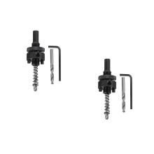2Pièces Mandrin Noir M42 Bi-Métal Avec Pilote Usage Pro