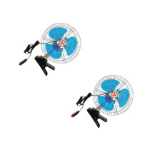2Pièces Ventilateur Portable 180 Protection Métal