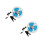 2Pièces Ventilateur Portable 180 Protection Métal 1
