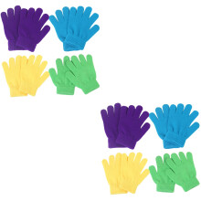 8Paren Kinderhandschoenen Met Grip, Rekbaar, Meerdere Kleuren