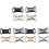 12Pièces Boucles Métal Design Simple Pour Ceinture Sacs École 1
