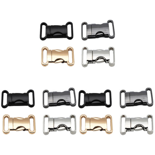 12Pièces Boucles Métal Design Simple Pour Ceinture Sacs École